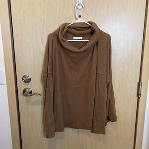 Free people open back sweater